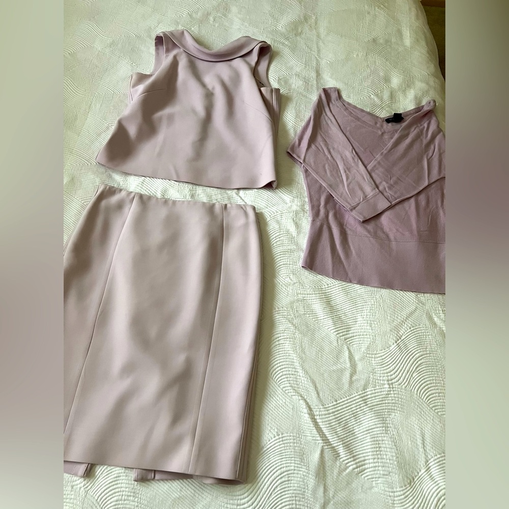 White House Black Market Blush Pink Pencil Skirt